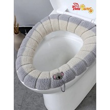 Two Suns Yumuşak Tuvalet Kılıfı 163505069 Gri