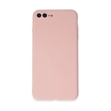 Apple iPhone Uyumlu   7 Plus Kılıf First Silikon - Rose Gold