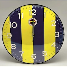Lisanslı Duvar Saati Çizgili 0240-beyaz-şekilli-48cm