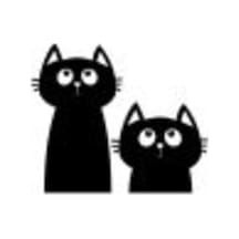 Sevimli Kediler 3 Sticker 19 X 16 Cm