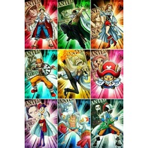 Anime- One Piece - 2 No Desenli 9 Lu Fotokart Seti