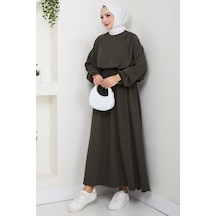 Evsan Tunik Etek Oysho İkili Takım 1650 - Haki Haki