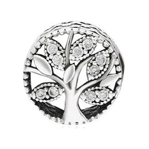 Nur Silver Hayat Ağacı Gümüş Charm Nur-bl09902