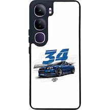 Vivo V40 Lite Skyline Tasarımlı Glossy Telefon Kılıfı Çok Renkli