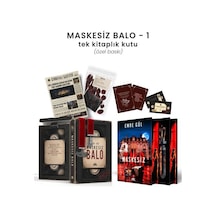 Maskesiz Balo 1 Tek Kitaplık Yan Boyamalı Kutu Özel Baskı