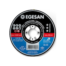 Egesan Inox Kesici Taş İnox Kesme Taşı 180x1.9x22 Mm