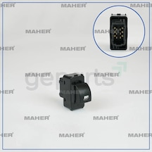 Düğme Cam Açma 301 / C Elysee / Ds3 Tekli Siyah Ön - Arka Sağ / Sol