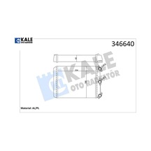 Kalorıfer Radyatoru W123 S123 C123 Kale Radyatör A0018357801