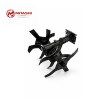 Mitashi Pro Tırpan Uyumlu Toprak Çapalama Aparatı - Çift Bıçaklı Çapa 26 Mm 9 Diş