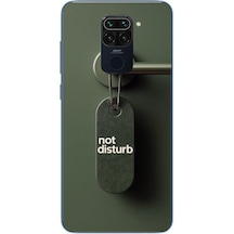 Redmi Note 9 Uyumlu Not Disturb Baskılı Silikon Kılıf Renkli