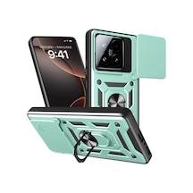 Xiaomi Mi 15t Pars Lens Yüzüklü Silikon - Yeşil Evimdeyokyok