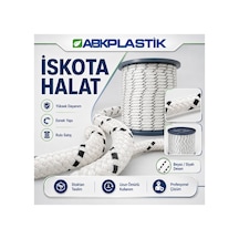 H24300 İskota İpek Halat 24 Mm Tekne Bağlama Ve Demirleme Halatı
