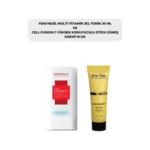 The Fair Cell Fusion C Stick Güneş Kremi SPF50+ 19 G + Multi Vitamin Jel Tonik 30 ML