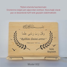Münzevi Masaüstü Ahşap Rahle/tablet/kitap Tutucu-model002