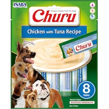 Inaba Ciao Churu Ton Balıklı Ve Tavuklu Tamamlayıcı Köpek Ödül Maması 8 X 20 Gr
