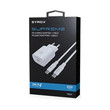 Pd25t Type-c Başlık Giriş Type-c Kablolu 25w 3.0 Amper Şarj Seti