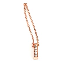 I Harfi Gümüş Rose Minimal Kolye (471056624)