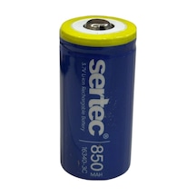 Sertec 3.7v Li-ion 16340 - 850 Mah 3c Başlı Şarjlı Pil