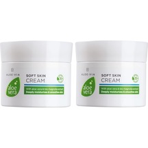 LR Aloe Vera Soft Skin Hassas Cilt Nemlendirici Krem 2 x 100 ML
