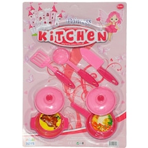 Hb-15268 Kartela Pembe Tencere Seti-Hobitoys