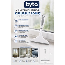 Cam Sileceği Camsil Ergonomik Saplı İz Bırakmayan Cam Temizleme Aparatı Duşakabin, Ayna Ve Cam İçin