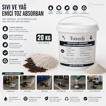Sıvı Ve Yağ Emici Toz Absorban 20 Kg Bant Marketim