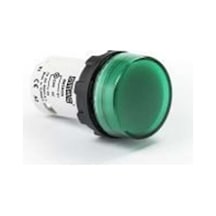 Emas MBSD220Y MB Serisi Plastik LED'li 230V AC Yeşil 22 mm Sinyal