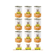 King Maskot Tavuklu Yavru Kedi Konserve 12 x 400 G