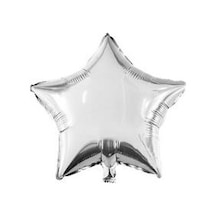 Gümüş Yıldız Folyo Balon 45 CM