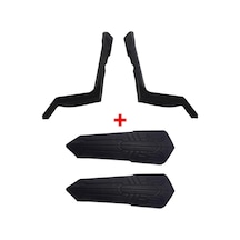 GP Kompozit Yamaha XMAX 250/400 2018-2022 Uyumlu Bacak ve Sele Altı Grenaj Koruma Seti Siyah