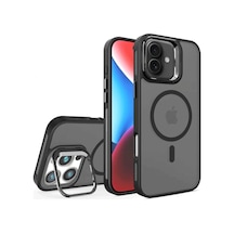 Joko Apple İphone 16 Plus Flet Lens Magsafe Kapak - Siyah 0.2M-Çok Renkli