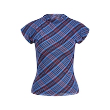 Jack & Jones Kadin Streç Kalip Kisa Kollu Tisört - Minna - 12280998 Blue Ice