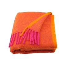 Ikea Klippoxel Örtü 130x170 Cm Turuncu - Pembe