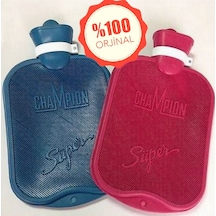 Termofor. Sıcak Su Torbası 2.5 Litre Süper Kauçuk (Champion) Deği