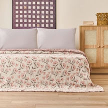 Soft Vinerya Çift Kişilik Yatak Örtüsü - Krem - 220x255 Cm Çok Renkli