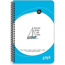 Hisli Şeyler 2023 13 X 19.5 Cm Haftalık Ajanda - Gidelim Buralardan