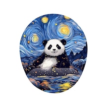 Van Gogh Panda Bilek Destekli Mouse Pad