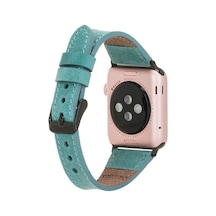 Bouletta Apple Watch Uyumlu Deri Kordon 42-44-45Mm Slim Cz12 Mint