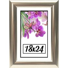 Hediyelik Çerçeve Dekorasyon Resim Çerçevesi 18x24 18x24-22-gümüş