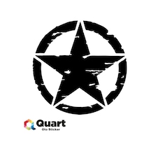 2 Adet Army Star, Askeri Yıldız Off Road Sticker (279882329)