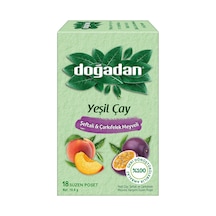 Doğadan Şeftali & Çarkıfelek Meyveli Yeşil Çay 19.8 G - 8 Adet Tarı