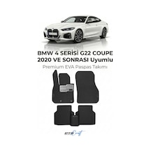 OtoCraft Bmw 4 Serisi G22 Coupe 2020 Ve Sonrası Araca Özel 3d Havuzlu Eva Paspas Tam Set 5 Parça