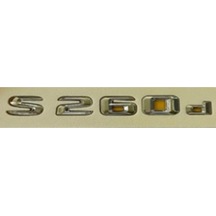 Mercedes Uyumlu Yazı S 260d Krom