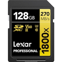 Lexar 128 Gb Sdxc U3 V60 Uhs-Iı C10 Kart 1800X 270 Mb/S