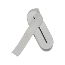 Beyaz - 4cm Paça Lastik Yassı Geniş 10mt