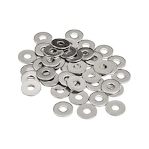 Paslanmaz Geniş Pul Vida Pulu Metal Pul 50 Adet Delik Çap 10 Mm Dış Çap 20 Mm Diğer