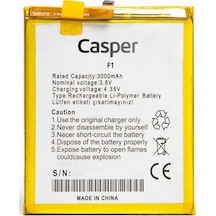 Casper Via F1 Batarya Pil 3000Mah