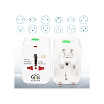 Universal Seyahat Fişi 150 Ülkeler Weltreise Fiş/seyahat Adaptörü/power Charger Plug/all İn One Universal World Travel Adaptörü Eu Us Uk Au China Beyaz