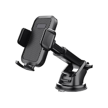 Araç İçi Telefon Tutucu Vantuzlu Teleskopik Kollu 360 Döner Cam Ve Torpido Uyumlu Telefon Standı