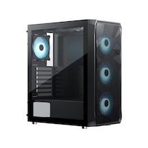 Frisby Fc-9485g 600w 80+ Bronz Usb 3.2 Rgb Atx Mid Tower Siyah Kasa